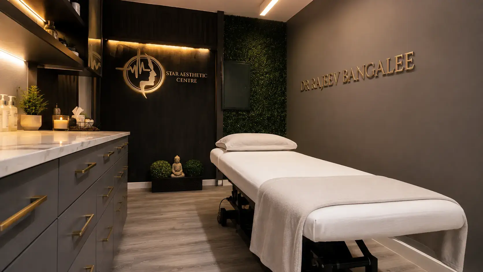 Treatment room at Star Aesthetic Centre, Durban North — Dr. Rajeev Bangalee
